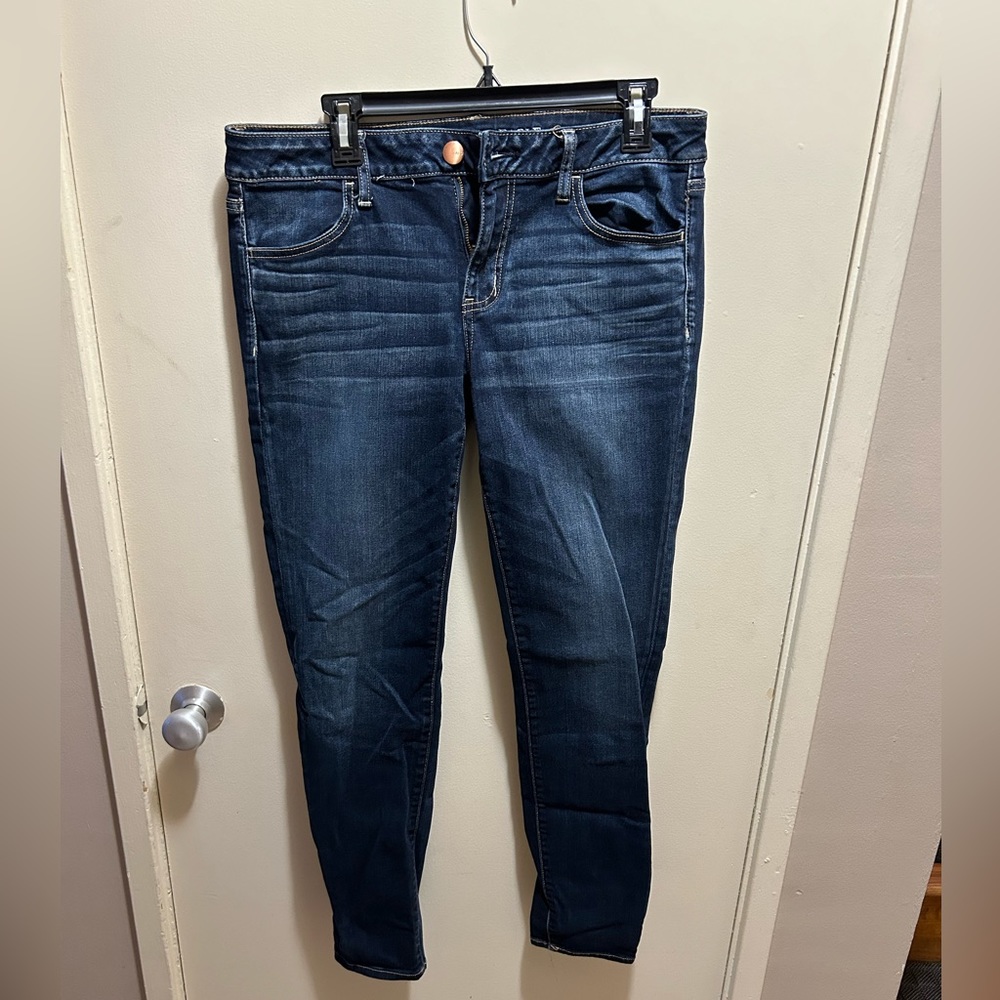American Eagle Super Low Rise Jegging Size 14 Long